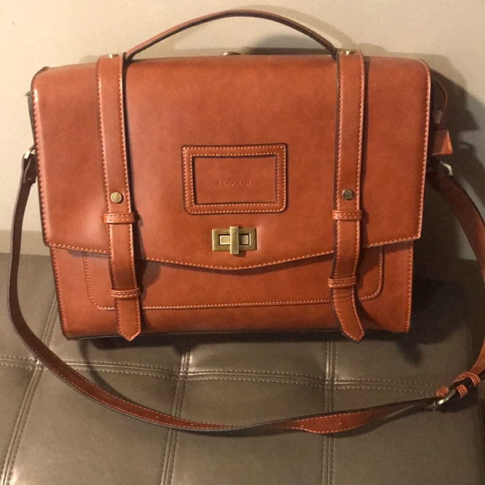 Brown Leather Men's Bag